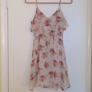 Super Cute Floral Dress with criss-cross back